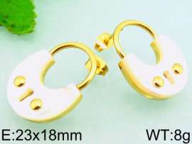 SS Shell Pearl Earrings