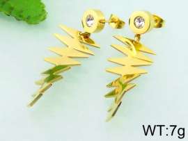 Stainless Steel Stone&Crystal Earring