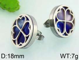 Stainless Steel Stone&Crystal Earring