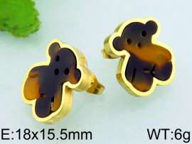 Stainless Steel Stone&Crystal Earring