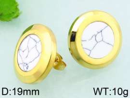 Stainless Steel Stone&Crystal Earring