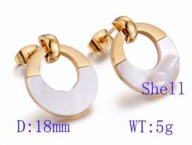 SS Shell Pearl Earrings