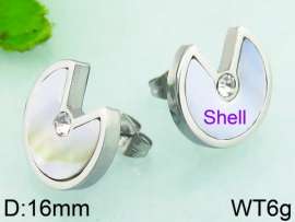 Stainless Steel Stone&Crystal Earring