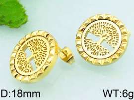 SS Gold-Plating Earring