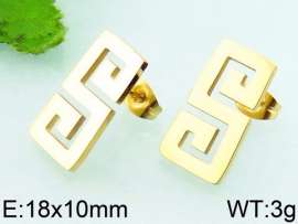 SS Gold-Plating Earring