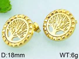 SS Gold-Plating Earring