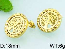 SS Gold-Plating Earring