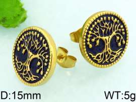 SS Gold-Plating Earring