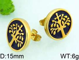 SS Gold-Plating Earring