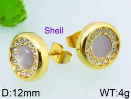 Stainless Steel Stone&Crystal Earring