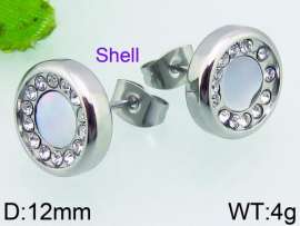Stainless Steel Stone&Crystal Earring