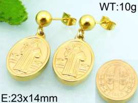 SS Gold-Plating Earring
