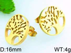 SS Gold-Plating Earring