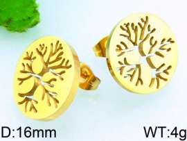 SS Gold-Plating Earring