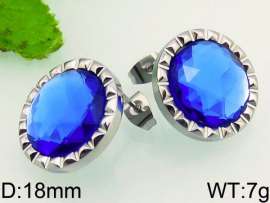 Stainless Steel Stone&Crystal Earring