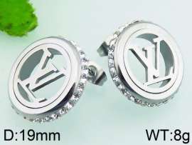 Stainless Steel Stone&Crystal Earring