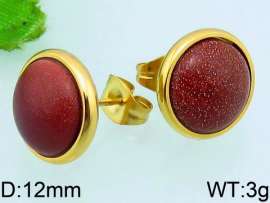 Stainless Steel Stone&Crystal Earring