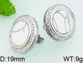 Stainless Steel Stone&Crystal Earring