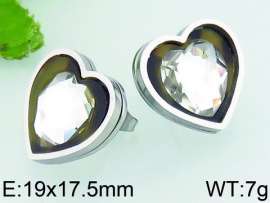 Stainless Steel Stone&Crystal Earring
