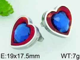 Stainless Steel Stone&Crystal Earring
