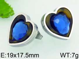 Stainless Steel Stone&Crystal Earring