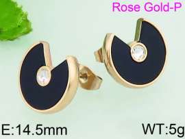 SS Rose Gold-Plating Earring