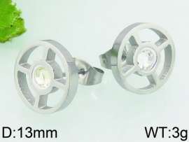 Stainless Steel Stone&Crystal Earring