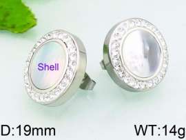 Stainless Steel Stone&Crystal Earring