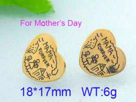 SS Gold-Plating Earring