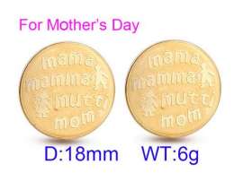 SS Gold-Plating Earring