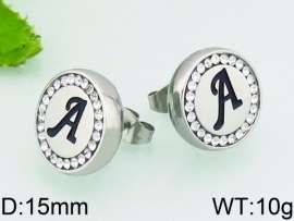 Stainless Steel Stone&Crystal Earring