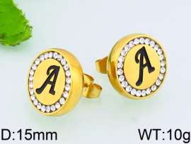 Stainless Steel Stone&Crystal Earring