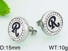 Stainless Steel Stone&Crystal Earring
