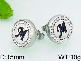 Stainless Steel Stone&Crystal Earring