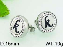 Stainless Steel Stone&Crystal Earring