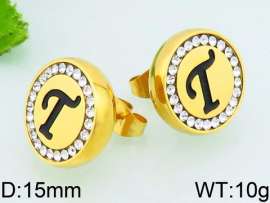 Stainless Steel Stone&Crystal Earring
