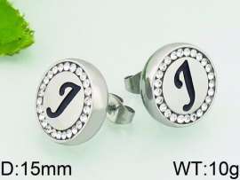 Stainless Steel Stone&Crystal Earring