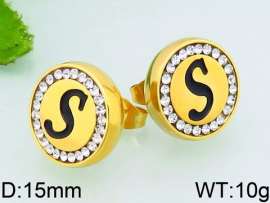 Stainless Steel Stone&Crystal Earring