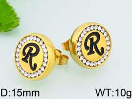 Stainless Steel Stone&Crystal Earring