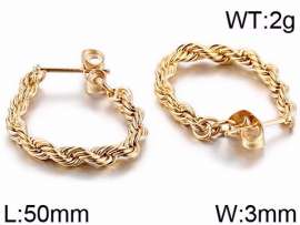 SS Gold-Plating Earring