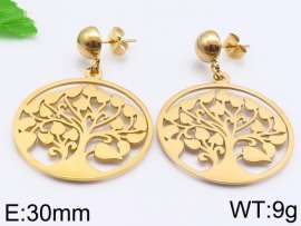 SS Gold-Plating Earring