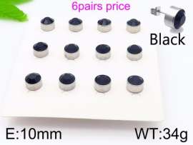 Stainless Steel Stone&Crystal Earring