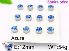 Stainless Steel Stone&Crystal Earring