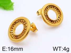 SS Gold-Plating Earring