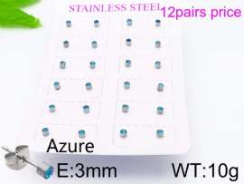 Stainless Steel Stone&Crystal Earring