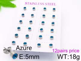 Stainless Steel Stone&Crystal Earring