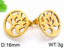 SS Gold-Plating Earring