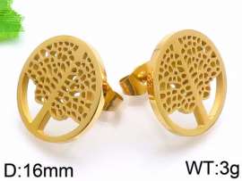 SS Gold-Plating Earring