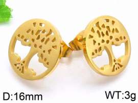 SS Gold-Plating Earring