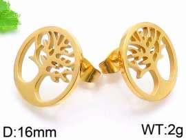 SS Gold-Plating Earring